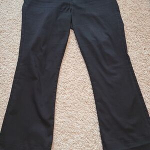 KUT from the Kloth High Rise Bootcut Black Women's Pants Cotton Blend